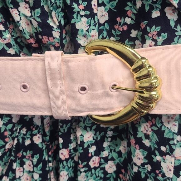 Vintageā60'sāFloralĀ MidiāDressāsizeā10P - Picture 7 of 8